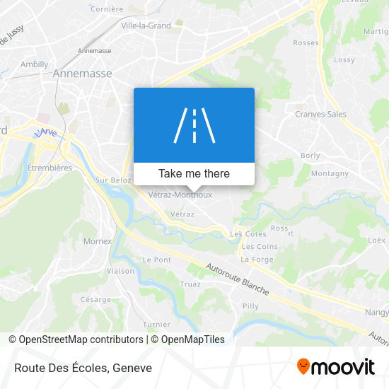 Route Des Écoles map