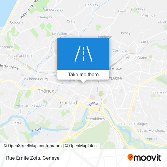 Rue Émile Zola map