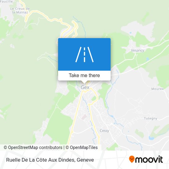 Ruelle De La Côte Aux Dindes map