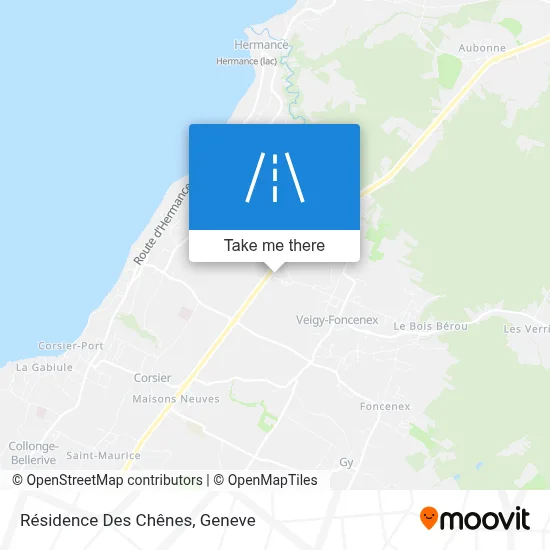 Résidence Des Chênes map