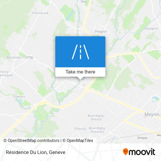 Résidence Du Lion map