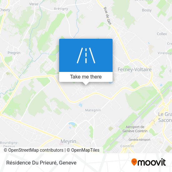 Résidence Du Prieuré map