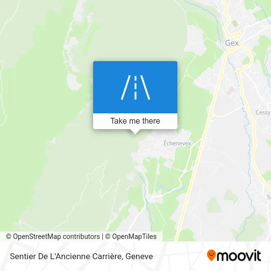 Sentier De L'Ancienne Carrière map
