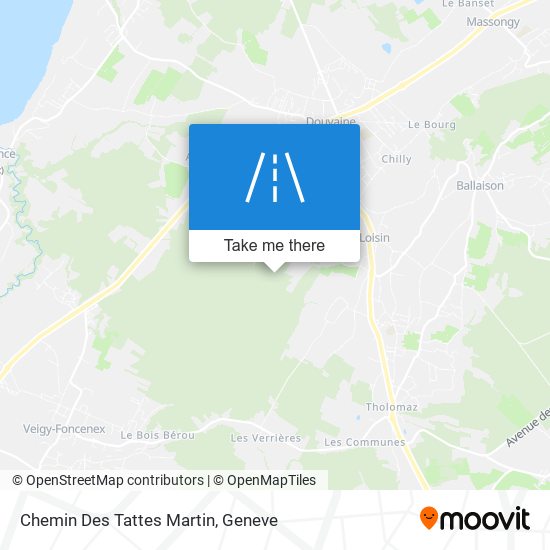 Chemin Des Tattes Martin map