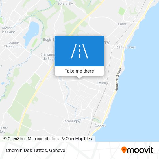 Chemin Des Tattes map