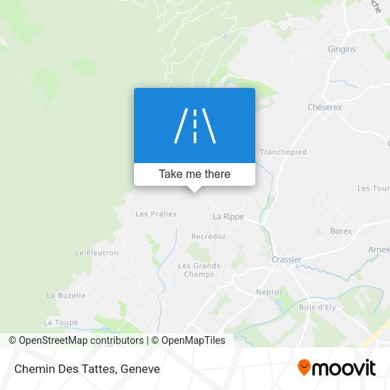 Chemin Des Tattes map
