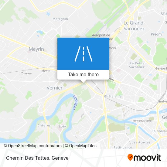 Chemin Des Tattes map