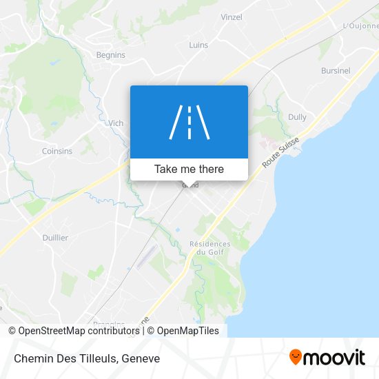 Chemin Des Tilleuls map