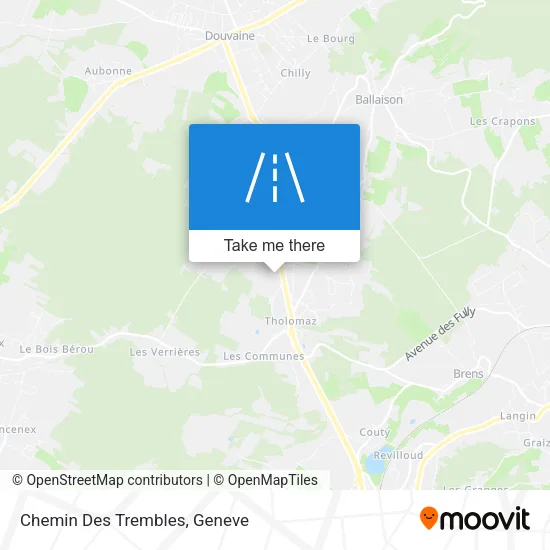 Chemin Des Trembles map