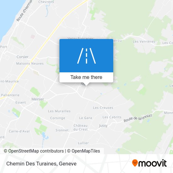 Chemin Des Turaines map