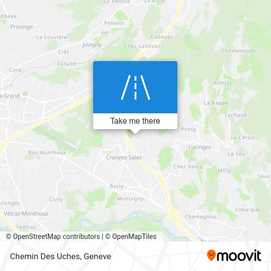 Chemin Des Uches map