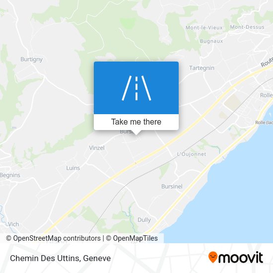 Chemin Des Uttins map