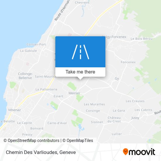 Chemin Des Varlioudes map