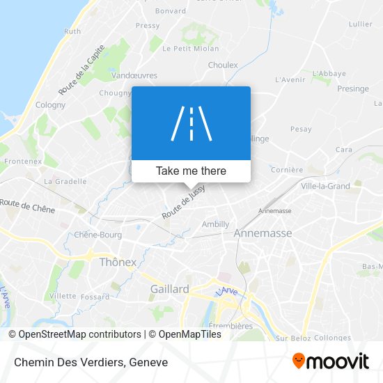 Chemin Des Verdiers map