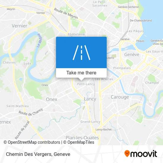 Chemin Des Vergers map