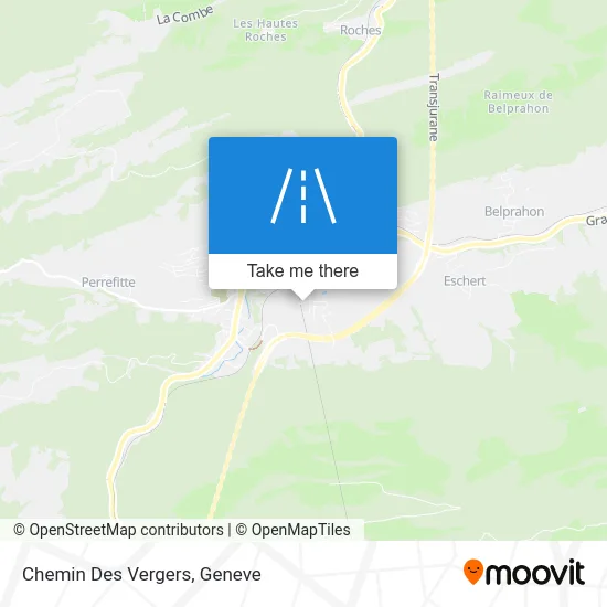 Chemin Des Vergers map