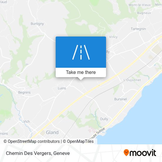 Chemin Des Vergers map