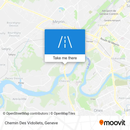 Chemin Des Vidollets map