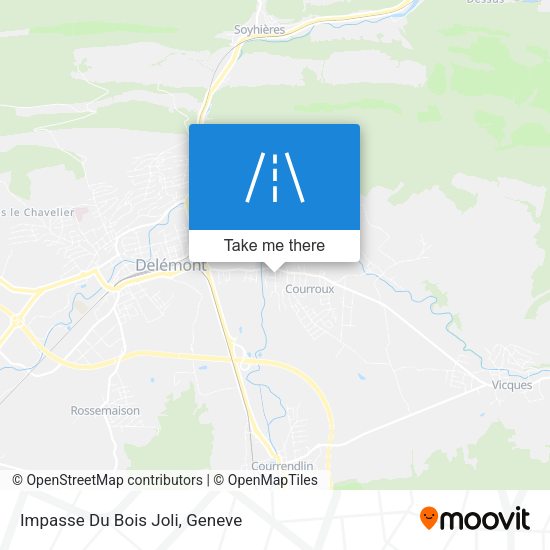 Impasse Du Bois Joli map