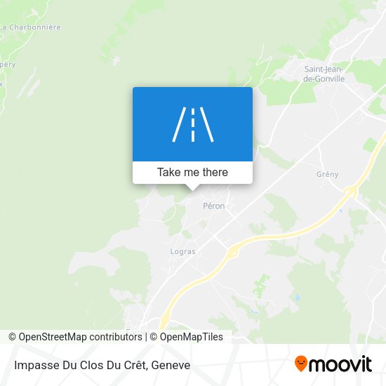 Impasse Du Clos Du Crêt map