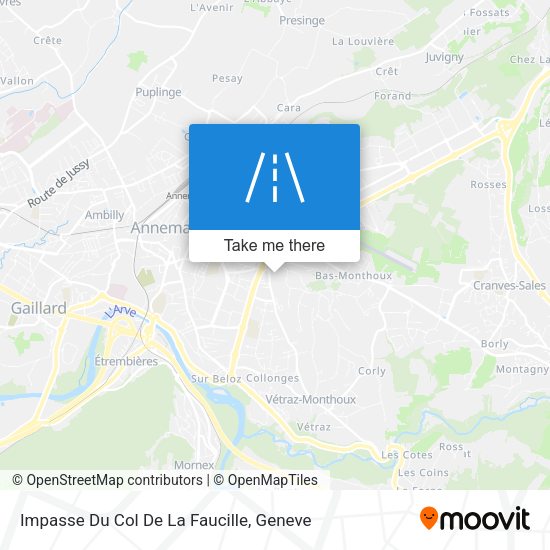 Impasse Du Col De La Faucille map