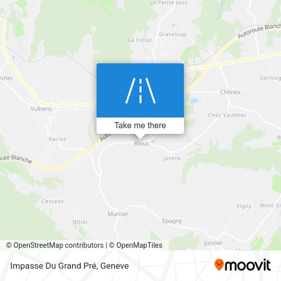 Impasse Du Grand Pré map