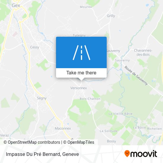 Impasse Du Pré Bernard map