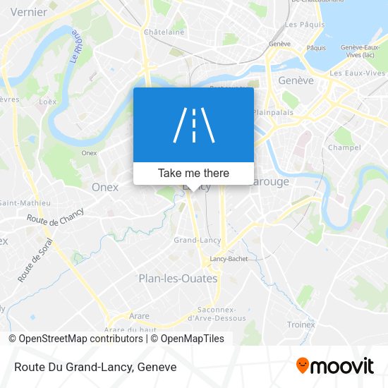 Route Du Grand-Lancy map