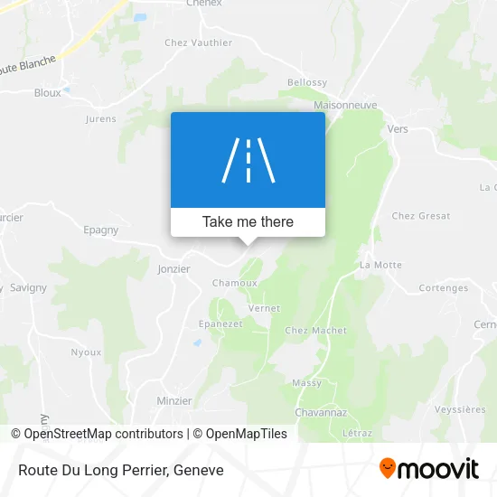 Route Du Long Perrier map