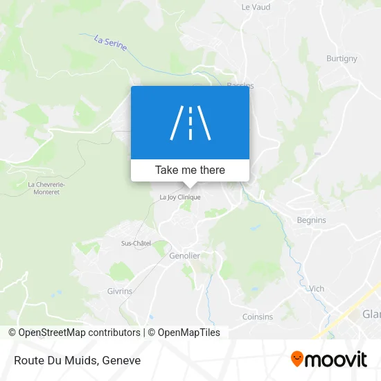 Route Du Muids map