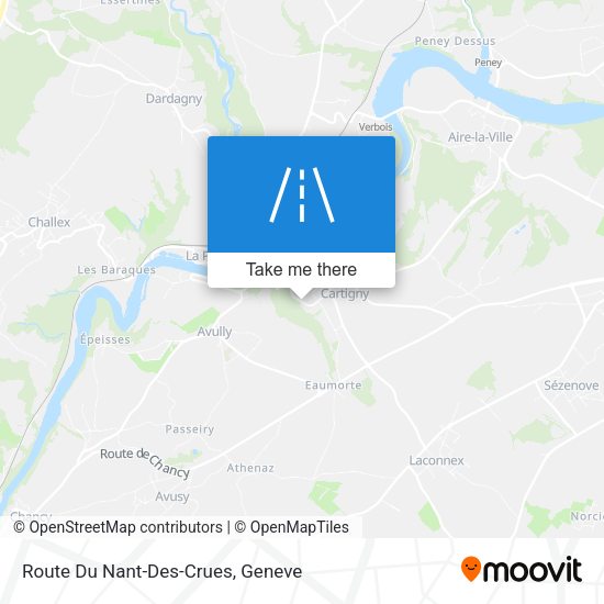 Route Du Nant-Des-Crues map