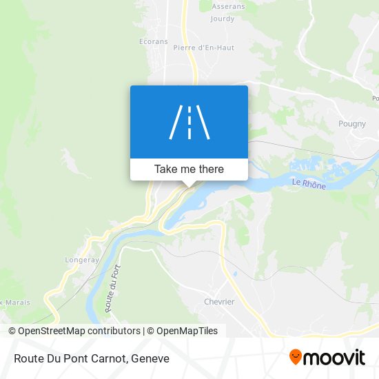 Route Du Pont Carnot map