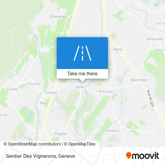 Sentier Des Vignerons map