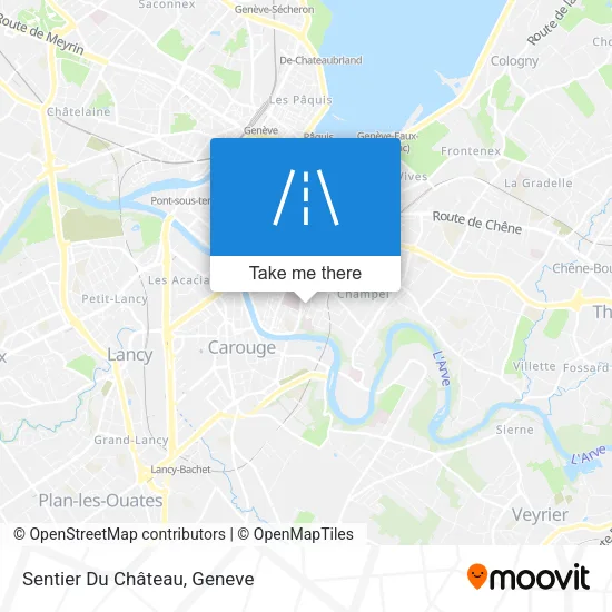 Sentier Du Château map