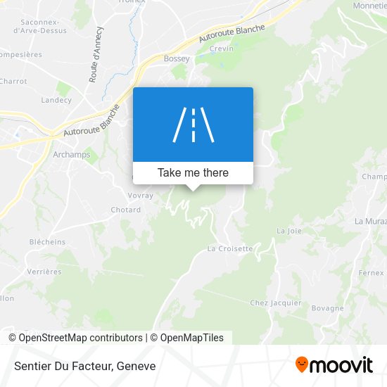 Sentier Du Facteur map