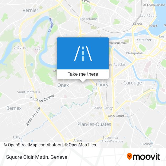 Square Clair-Matin map