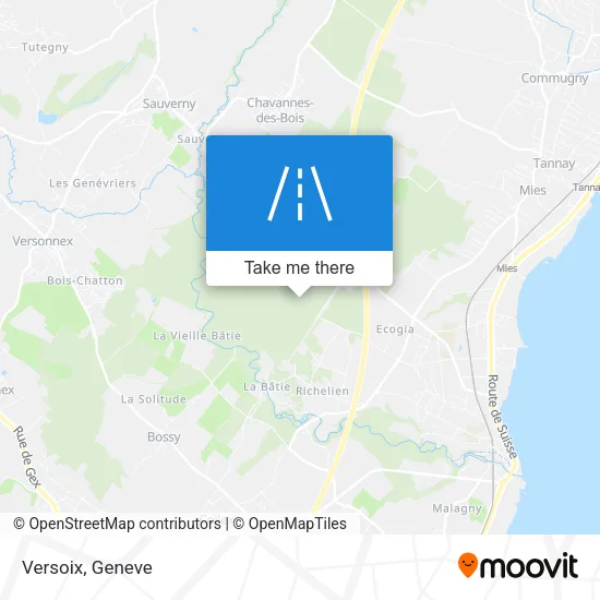 Versoix map
