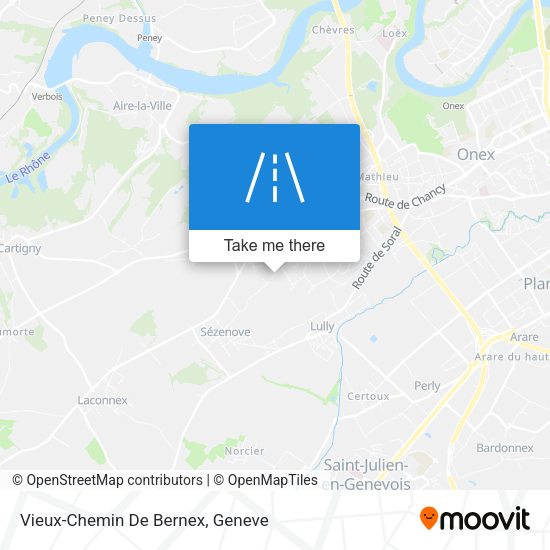 Vieux-Chemin De Bernex map