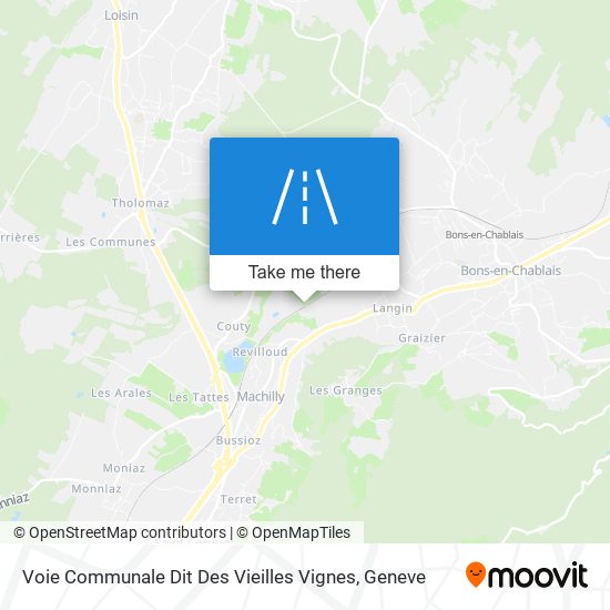 Voie Communale Dit Des Vieilles Vignes map