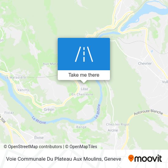Voie Communale Du Plateau Aux Moulins map