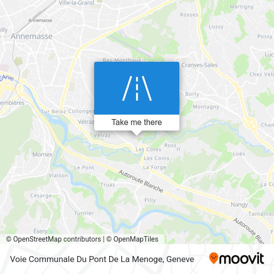 Voie Communale Du Pont De La Menoge map