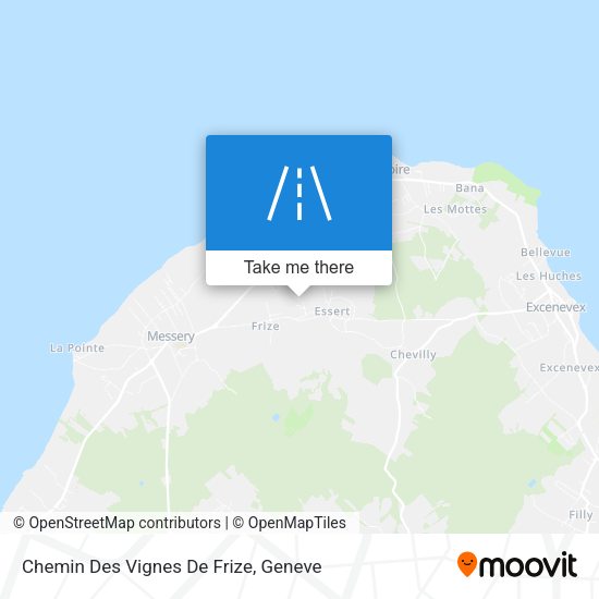 Chemin Des Vignes De Frize map