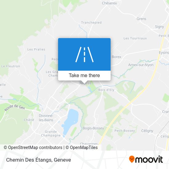Chemin Des Étangs map