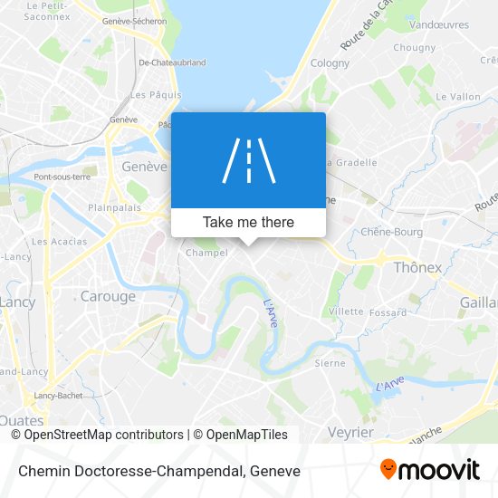 Chemin Doctoresse-Champendal map