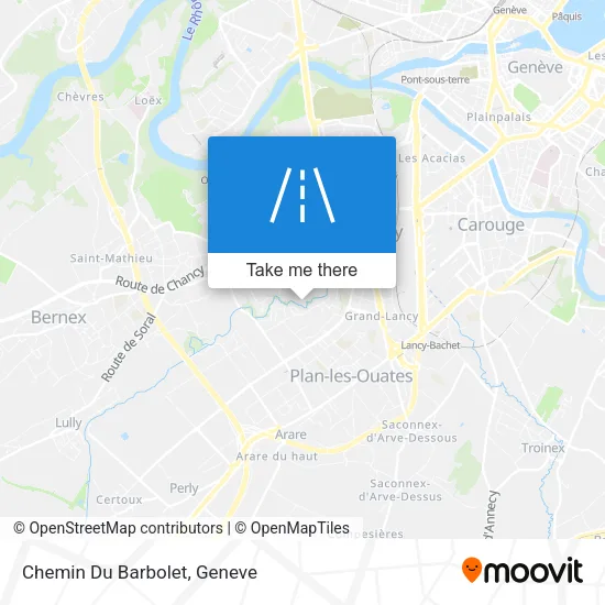 Chemin Du Barbolet map