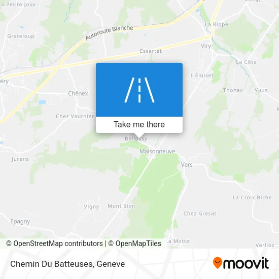 Chemin Du Batteuses map
