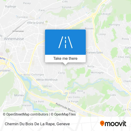 Chemin Du Bois De La Rape map