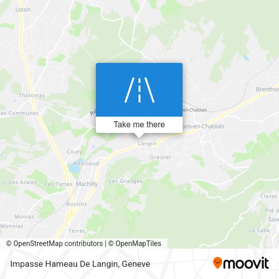 Impasse Hameau De Langin map