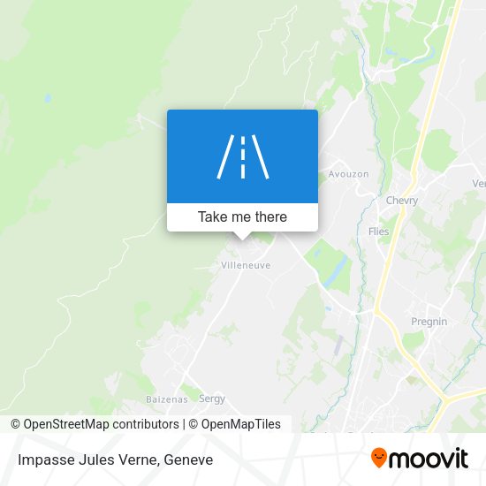 Impasse Jules Verne map