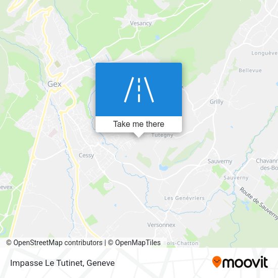 Impasse Le Tutinet map